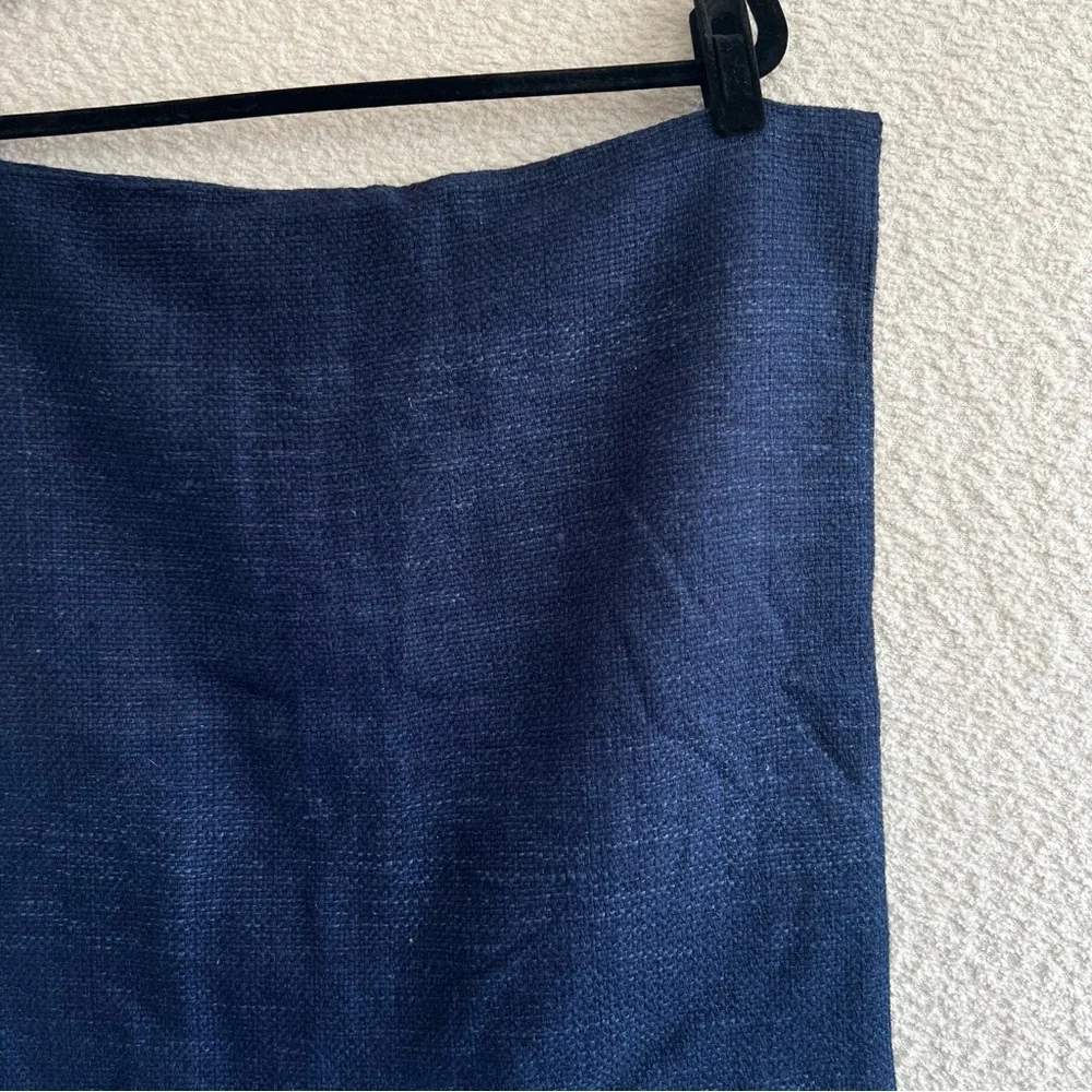 West‎ Elm NWT Silk Cotton Buttons Navy Blue Nightshade Throw Pillow Cover Sham